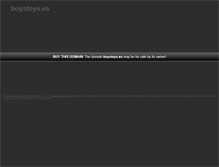 Tablet Screenshot of boystoys.es
